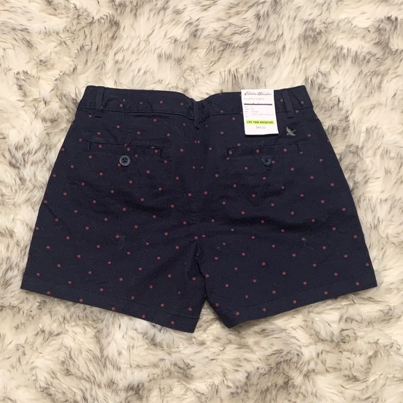 Eddie Bauer Slightly Curve Polka Dot Shorts - Picture 2 of 3